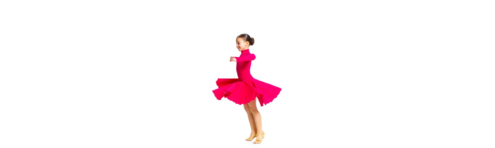 Girl Pink Dress Twirl – General